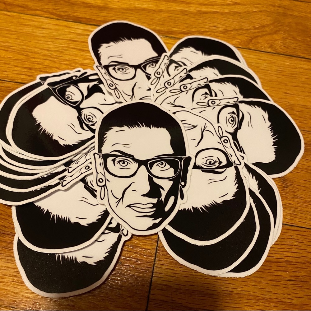 Original Ruth Bader Ginsburg Sticker - Picture 2 of 3
